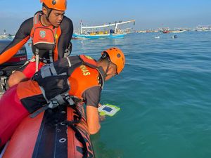 Warga Pemogan Hilang Terseret Arus di Pantai Kedonganan