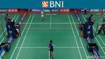 Ragam Aksi Pebulutangkis Muda ke Semifinal BNI Sirnas B Kalsel 2023