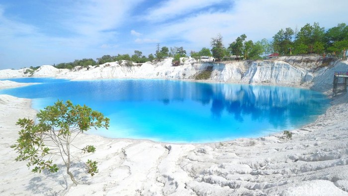 Danay Kaolin di Bangka Tengah. (Deni Wahyono/detikSumbagsel)
