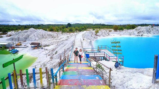 Danay Kaolin di Bangka Tengah. (Deni Wahyono/detikSumbagsel)