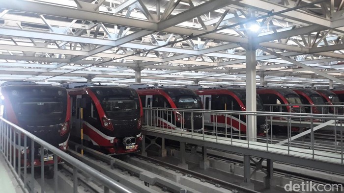Depo LRT Jabodebek di Kawasan Bekasi Timur