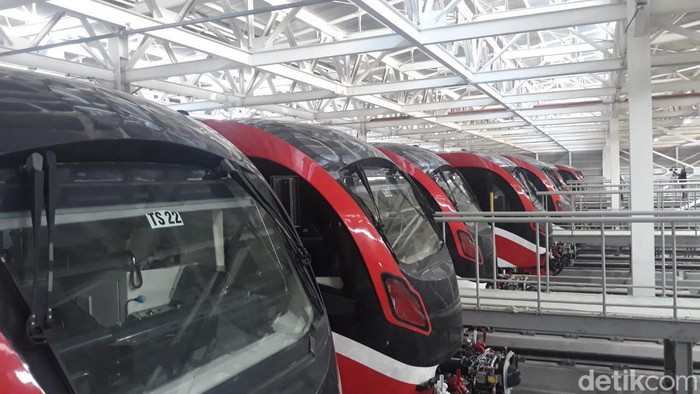 Depo LRT Jabodebek di Kawasan Bekasi Timur