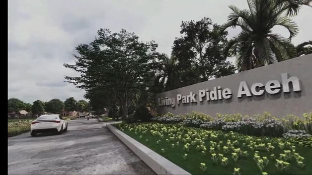 Desain Living Park dan Masjid di Area Rumoh Geudong Pidie Aceh (dok. Kemenko Polhukam)
