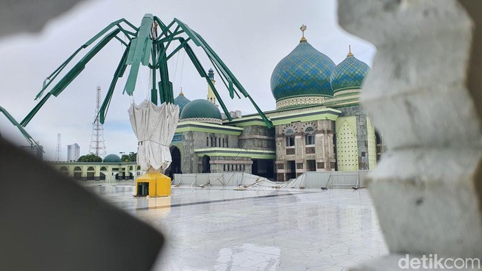 Foto: Masjid An-Nur terkini (Raja Adil Siregar/detikSumut)
