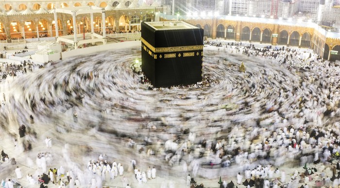 Kaaba in Mecca Saudi Arabia