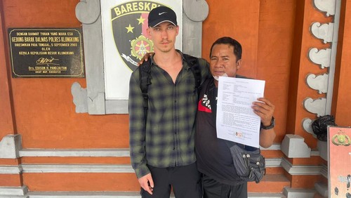 Kasus penganiayaan bule Rusia terhadap seorang juru parkir alias jukir di objek wisata Pantai Kelingking, Nusa Penida, Bali, beberapa waktu lalu berujung damai. (Foto: Satreskrim Polres Klungkung)