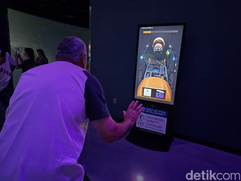 Museum antariksa Kennedy Space Center di Cape Canaveral, Florida, Amerika Serikat.