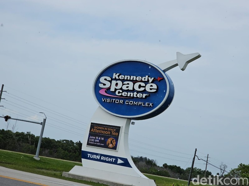 Museum antariksa Kennedy Space Center di Cape Canaveral, Florida, Amerika Serikat.