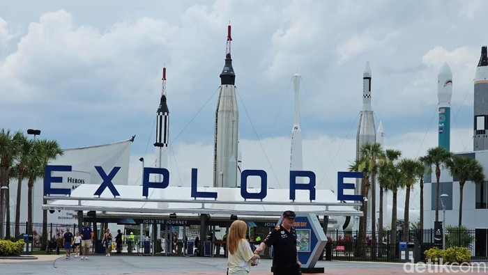 Museum antariksa Kennedy Space Center di Cape Canaveral, Florida, Amerika Serikat.