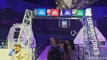 Hitung mundur misi antariksa. Foto: Agus Tri Haryanto/detikINET