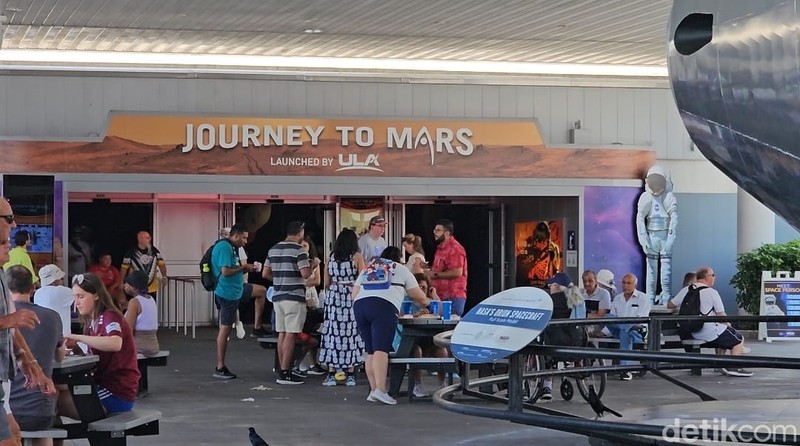 Museum antariksa Kennedy Space Center di Cape Canaveral, Florida, Amerika Serikat.