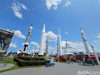 Museum antariksa Kennedy Space Center di Cape Canaveral, Florida, Amerika Serikat.