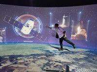 Museum antariksa Kennedy Space Center di Cape Canaveral, Florida, Amerika Serikat.