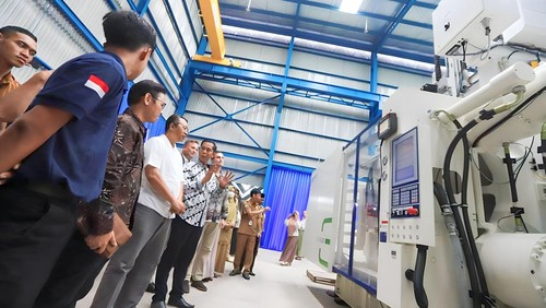 Pabrik Block Solution Lombok (BSL) di kawasan Badan Riset dan Inovasi Daerah (Brida) NTB di Banyumulek, Lombok Barat. (Foto: Istimewa)