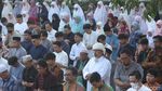 Suasana Salat Idul Adha di Bandung