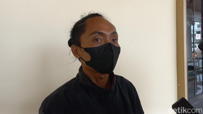 Agus Kurniawan, ayah dari bayi 10 hari yang dikabarkan sempat hilang diduga diculik di Kota Jambi.