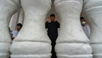 Potret Salat Idul Adha Muhammadiyah di Masjid Gedhe Kauman Yogyakarta