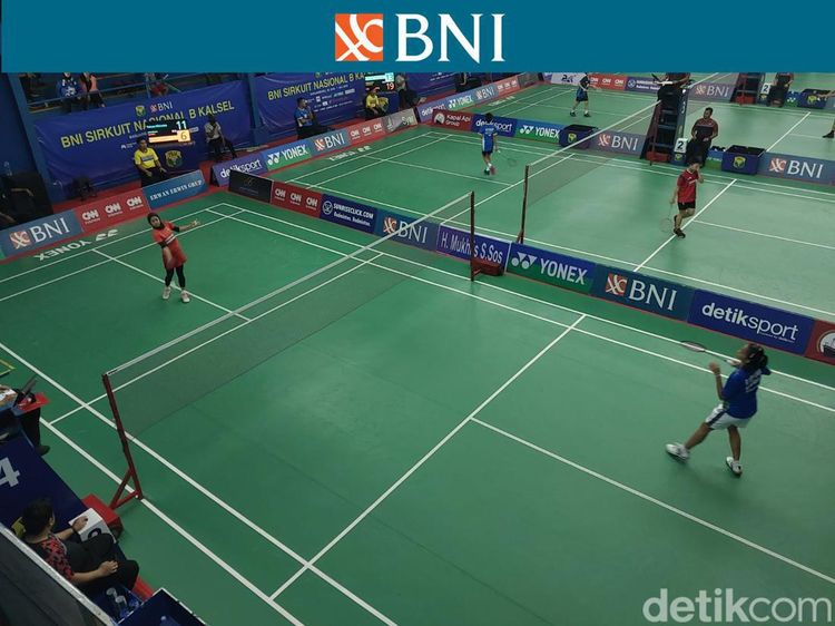 Ragam Aksi Pebulutangkis Muda ke Semifinal BNI Sirnas B Kalsel 2023