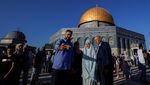 Suasana Perayaan Idul Adha di Kompleks Al Aqsa