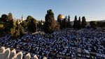 Suasana Perayaan Idul Adha di Kompleks Al Aqsa