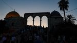 Suasana Perayaan Idul Adha di Kompleks Al Aqsa