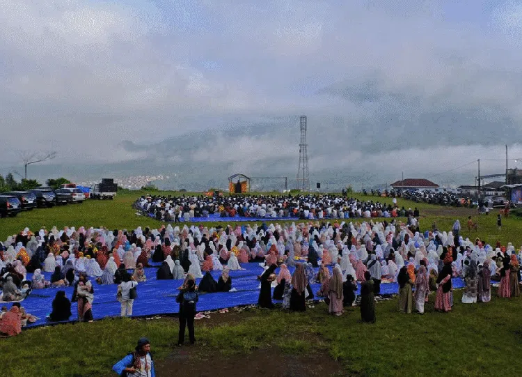 Suasana Salat Idul Adha Muhammadiyah di Tanah Air