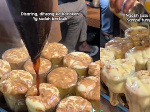 Ngetren Kuliner Teh Kocok Banjir Susu Kental Manis, Nggak Takut Diabetes?