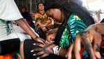 Tradisi Wanita Pantai Gading Rayakan Idul Adha dengan Tato Henna