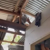 Area petak tadi kini memiliki atap yang mumpuni. (Foto: TikTok/@yourkagudgurl)