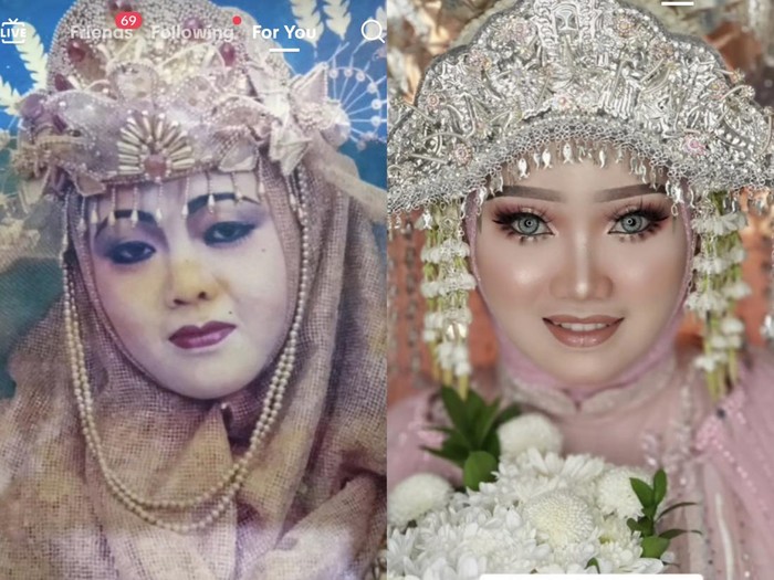 Unggahan makeup artist viral, dia dipercaya dari turun temurun merias keluarga klien sejak tahun 1990.