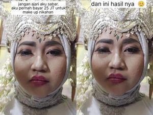Zonk! Pengantin Ini Bayar Makeup Rp 25 Juta, Hasilnya Bikin Mau Nangis