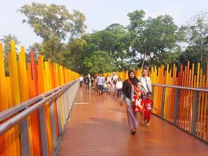 Ragam Aktivitas Pengunjung Tebet Eco Park di Momen Libur Idul Adha