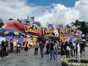 Ribuan Wisatawan Serbu Jatim Park 1 Kota Batu Saat Libur Idul Adha
