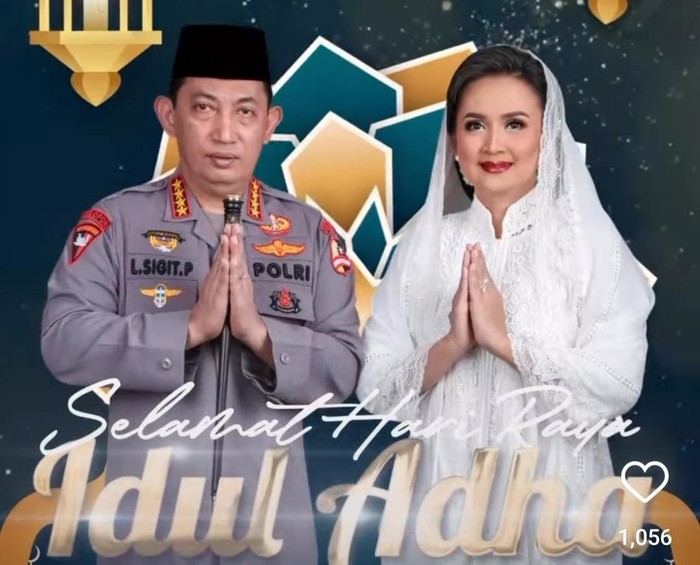 Kapolri Jenderal Listyo Sigit Prabowo dan Istri