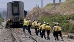 Kereta Amtrak di AS Tergelincir Usai Menabrak Truk