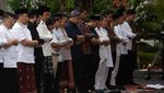 Momen Jokowi Salat Idul Adha di Istana Yogyakarta