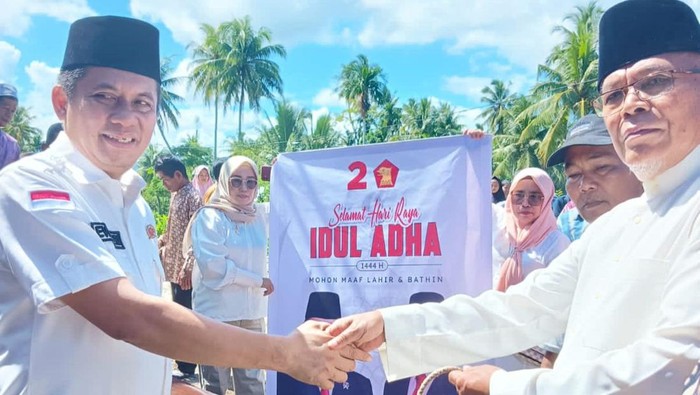 Sapi kurban dari Prabowo Subianto