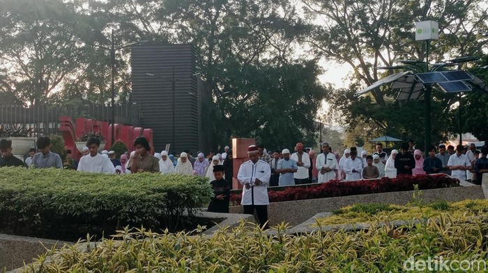 Suasana salat Iduladha di Masjid Raya Bandung.