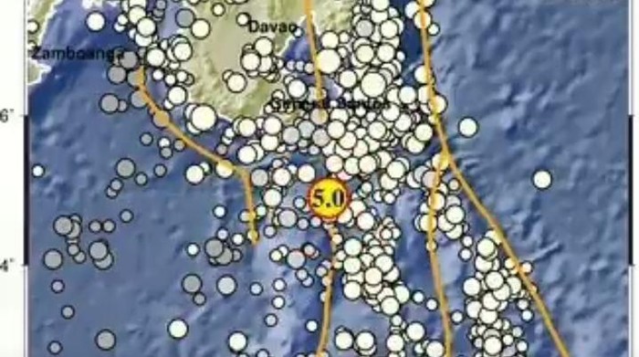 Gempa bumi M 5,0 di Sulawesi Utara (Sulut).