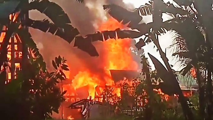 Kebaran di Kabupaten Tana Toraja, Sulawesi Selatan (Sulsel).