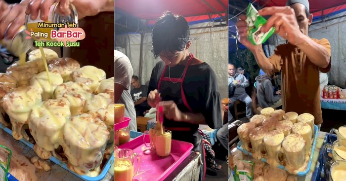 Teh Talua Khas Bukittinggi Viral, Porsinya Ekstrem Luber!