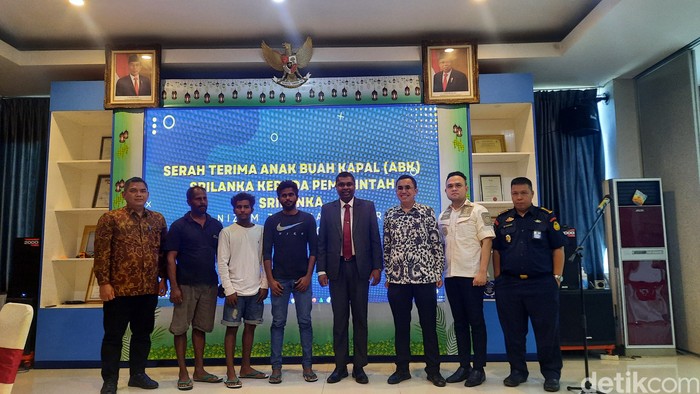 3 ABK asal Sri Langka berhasil dievakuasi (Annisa Aulia/detikcom)