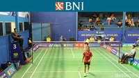 Pada akhirnya Jihan berhasil menyudahi permainan dengan keunggulan 23-21 atas Raisya. Partai ini berlangsung nyaris 1 jam, tepatnya 57 menit. Foto: Muhammad Budi Kurniawan/detikcom