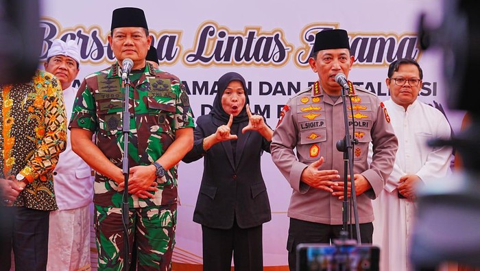 Kapolri Jenderal Listyo Sigit Prabowo dan Panglima TNI Laksamana Yudo Margono (dok Istimewa)