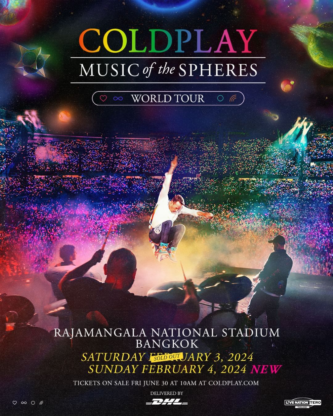 Cara Beli Tiket Coldplay Bangkok 2024 Hari Ini dan Linknya
