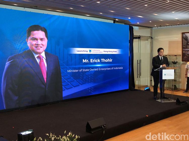 Momen Erick Thohir Luncurkan Indonesia Inc di Hong Kong