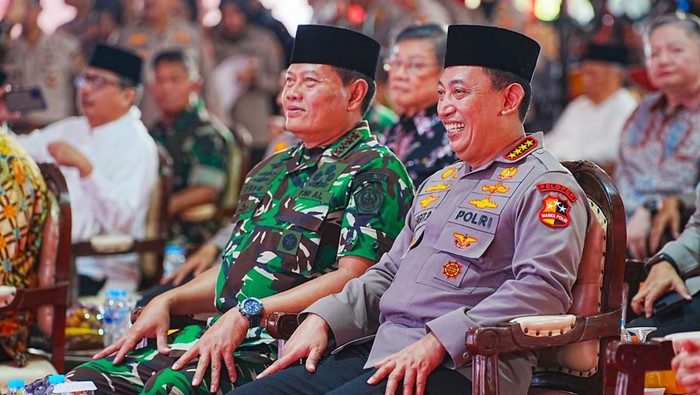 Panglima TNI Laksamana Yudo Margono dan Kapolri Jenderal Listyo Sigit Prabowo (Dok Istimewa).