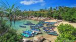 Potret Keindahan Pantai Turun Aban di Bangka