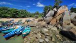 Potret Keindahan Pantai Turun Aban di Bangka