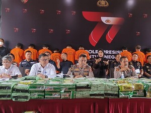 Bareskrim Ungkap Peredaran 428 Kg Sabu-162 Ribu Ekstasi, 13 Orang Ditangkap